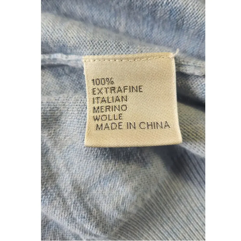 Peter Millar Italian Merino Wool Clear Creek Tahoe Golf Light Blue Vest Top XXL